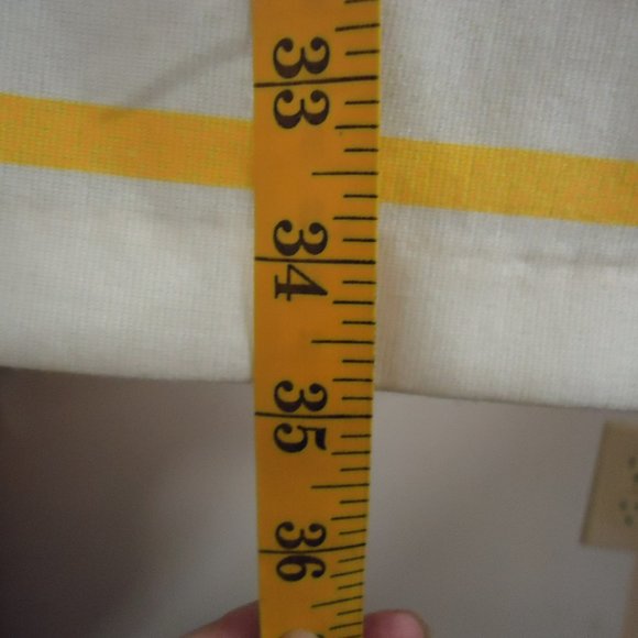 Studio I Size 6 Navy Blue Yellow and Cream Striped Mini Dress - Picture 7 of 8